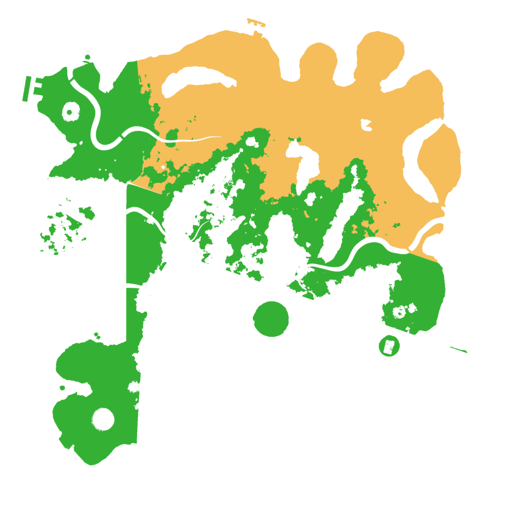 Biome Rust Map: Procedural Map, Size: 4000, Seed: 859488972