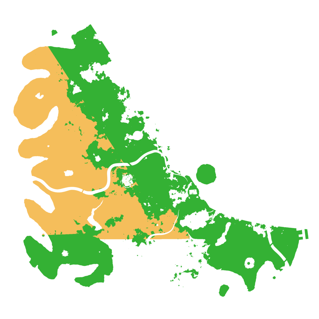 Biome Rust Map: Procedural Map, Size: 4500, Seed: 568892723