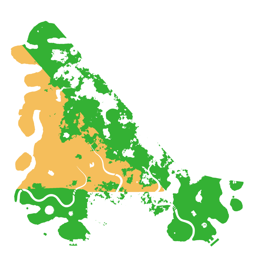 Biome Rust Map: Procedural Map, Size: 5000, Seed: 379553076