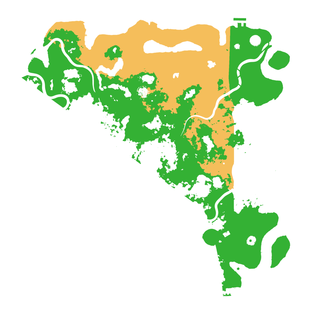 Biome Rust Map: Procedural Map, Size: 5000, Seed: 31342344