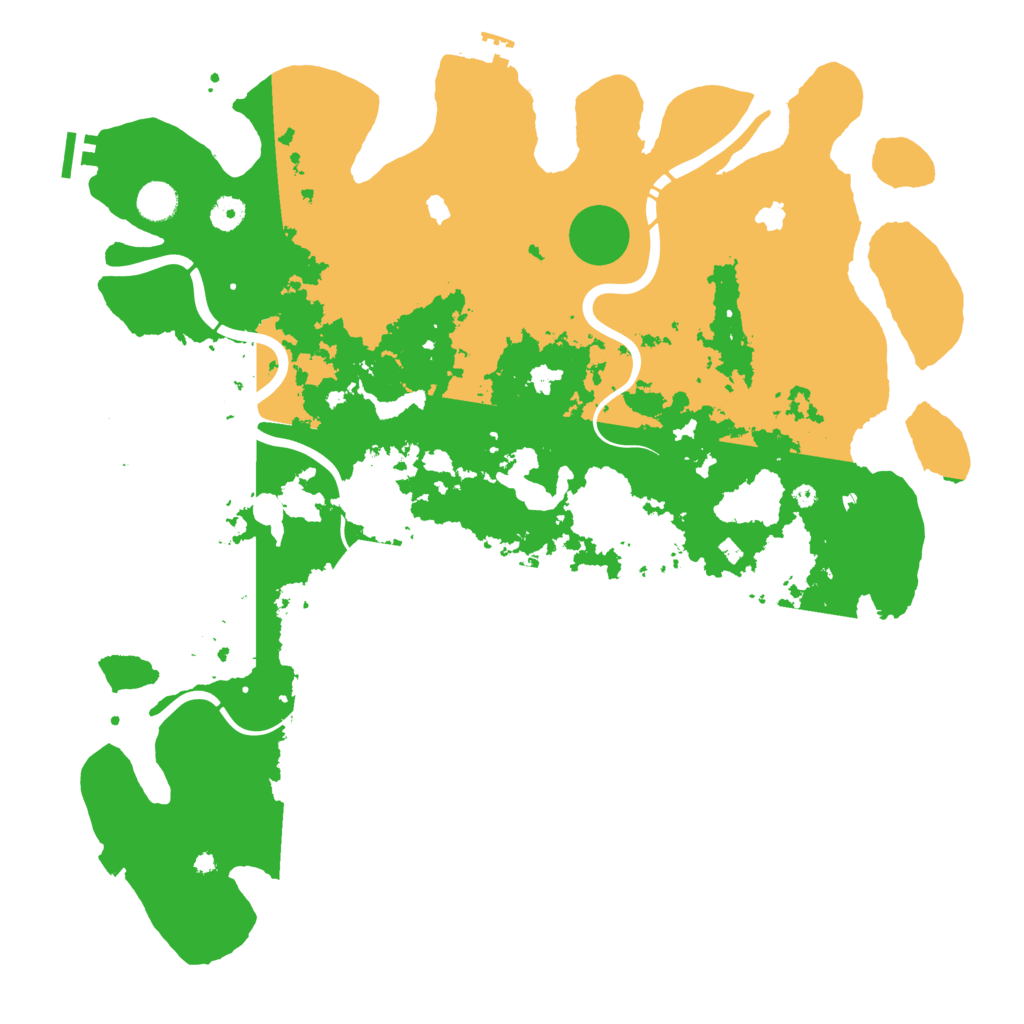 Biome Rust Map: Procedural Map, Size: 4500, Seed: 597396654