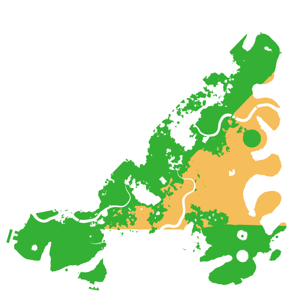 Biome Rust Map: Procedural Map, Size: 4500, Seed: 170706037
