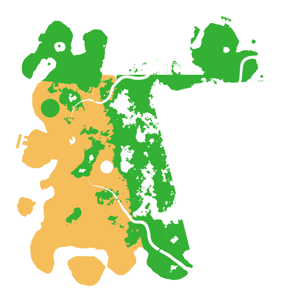 Biome Rust Map: Procedural Map, Size: 4250, Seed: 509584107