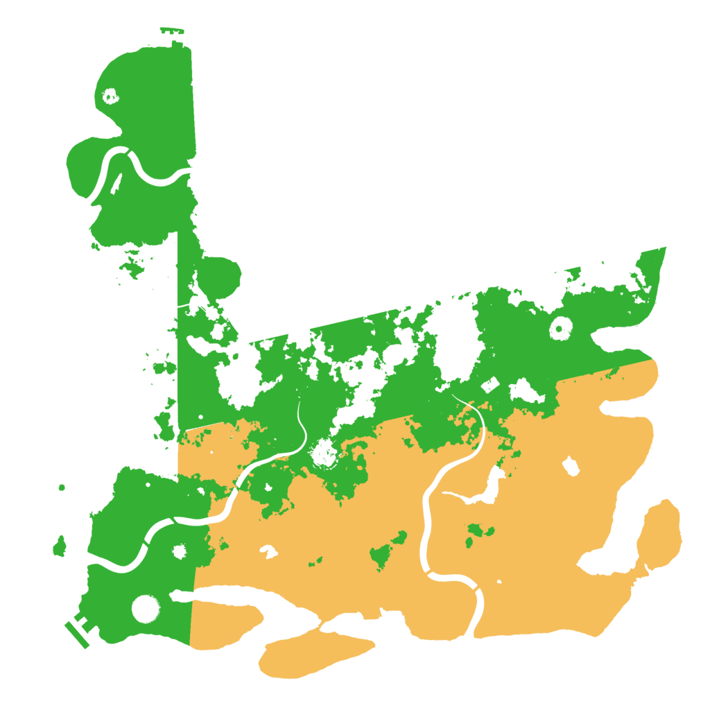 Biome Rust Map: Procedural Map, Size: 4500, Seed: 1013652970