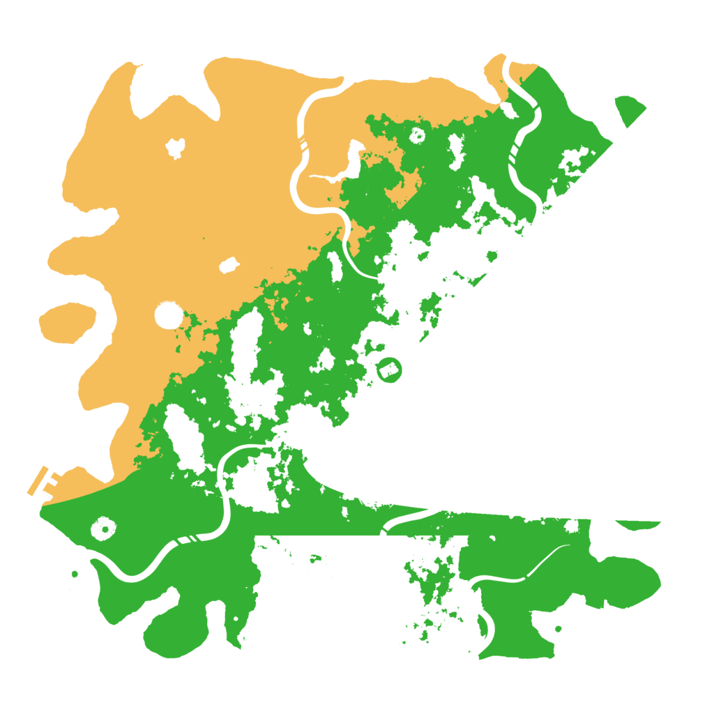 Biome Rust Map: Procedural Map, Size: 4500, Seed: 408097654