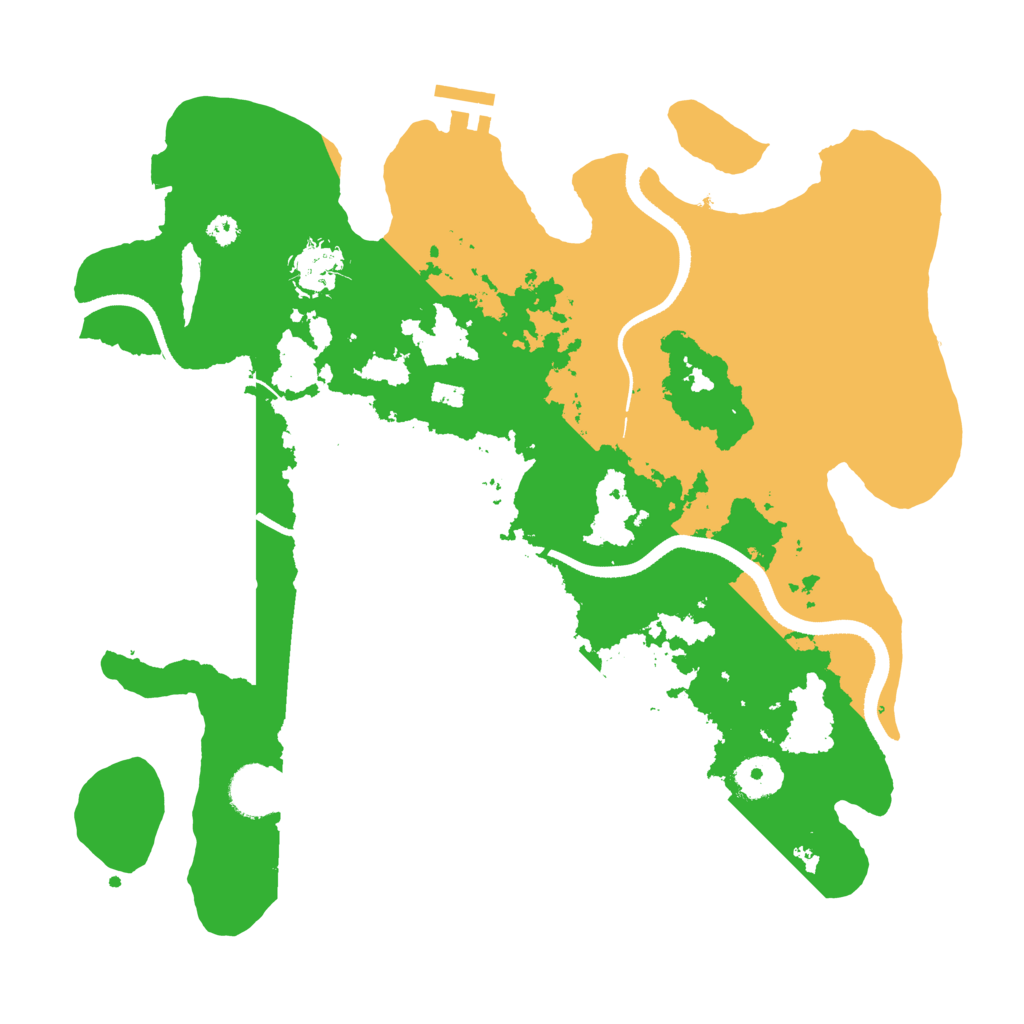 Biome Rust Map: Procedural Map, Size: 3450, Seed: 525587865