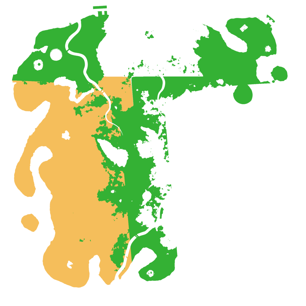 Biome Rust Map: Procedural Map, Size: 4500, Seed: 1563120764