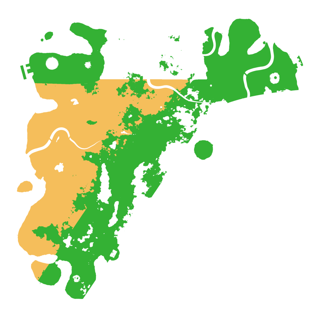 Biome Rust Map: Procedural Map, Size: 4500, Seed: 12016329