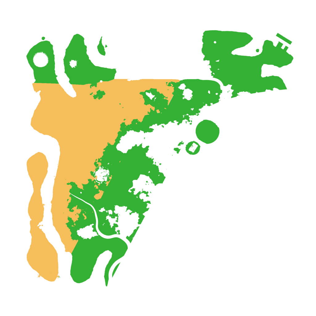 Biome Rust Map: Procedural Map, Size: 3750, Seed: 830434