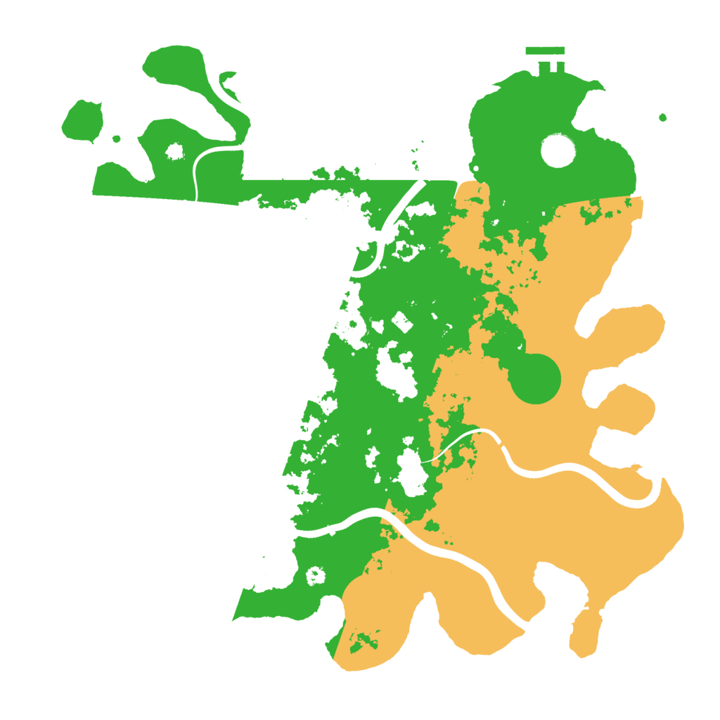 Biome Rust Map: Procedural Map, Size: 3750, Seed: 29698