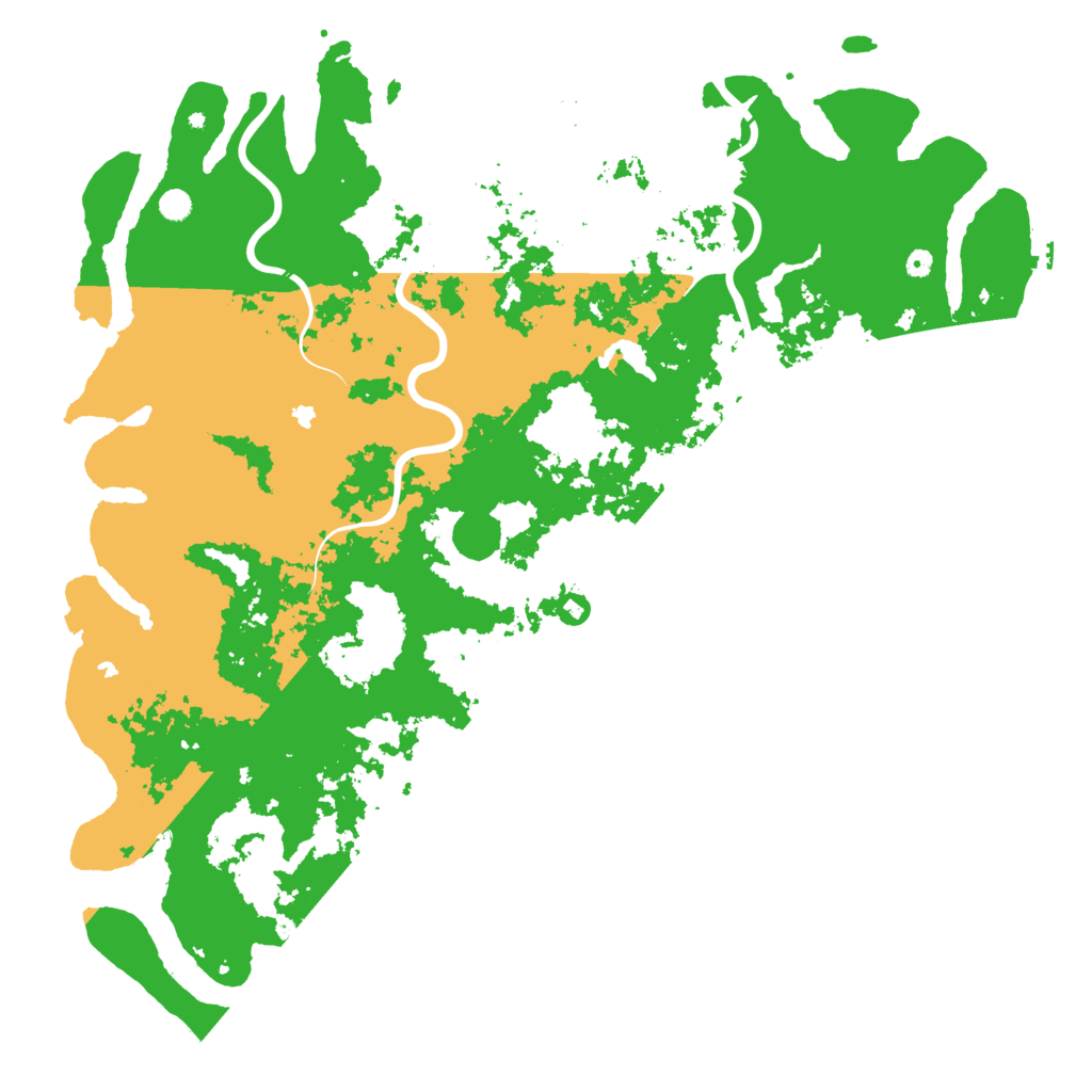 Biome Rust Map: Procedural Map, Size: 6000, Seed: 484387969