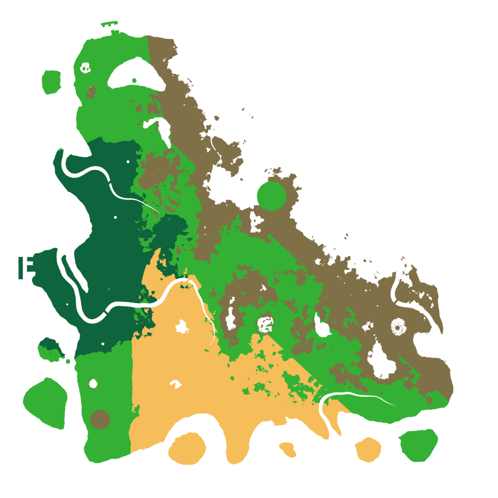 Biome Rust Map: Procedural Map, Size: 4500, Seed: 1619591301