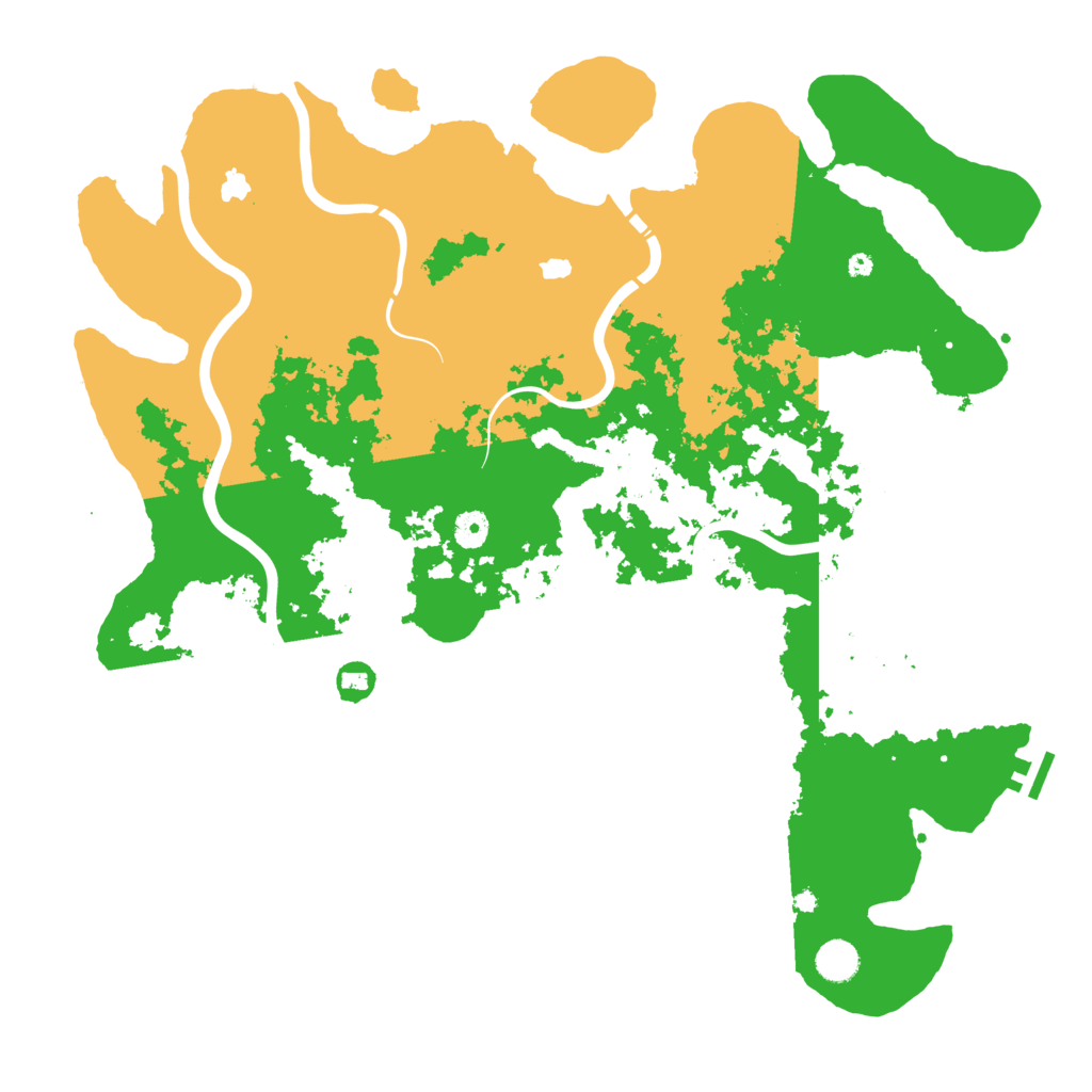 Biome Rust Map: Procedural Map, Size: 4500, Seed: 1625188787