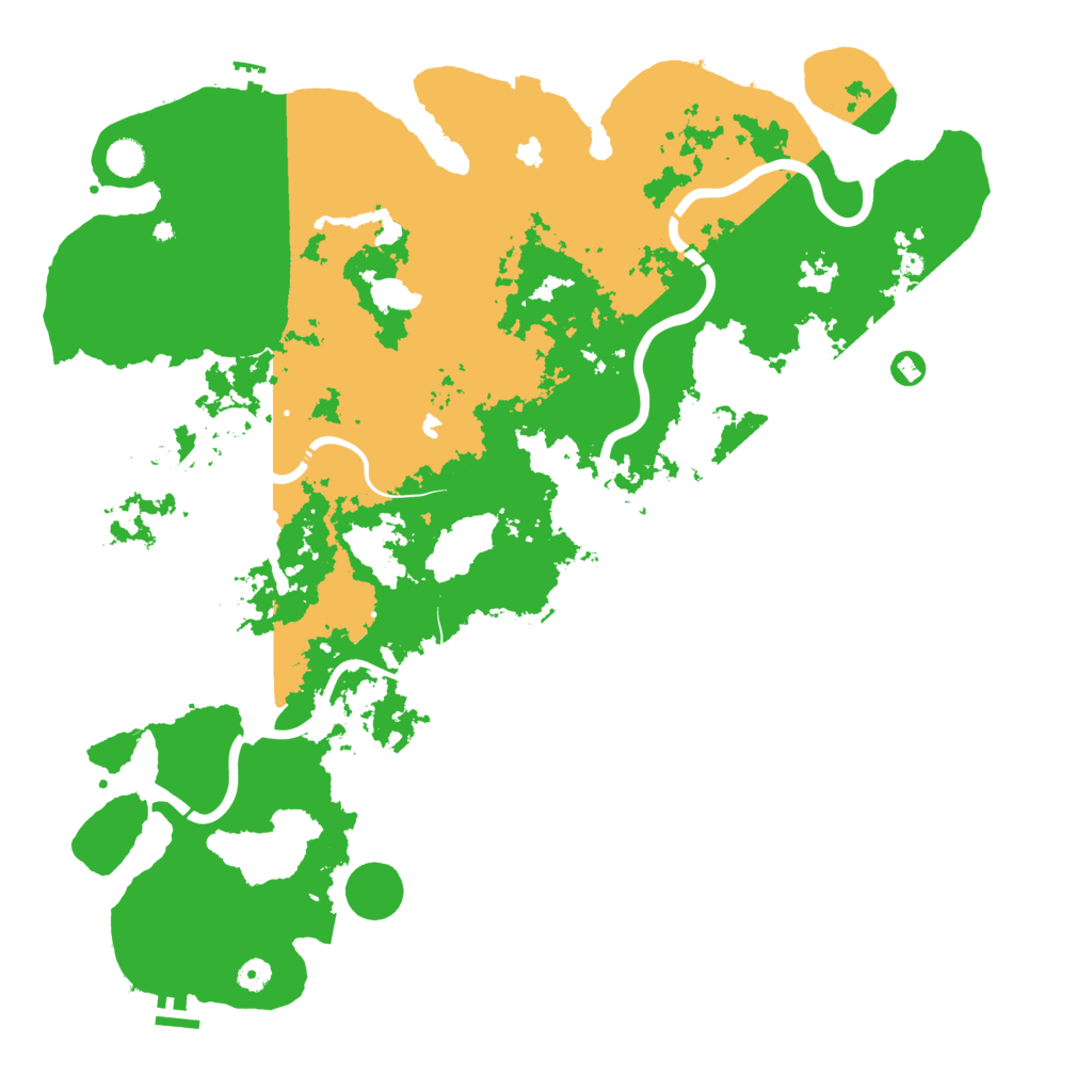 Biome Rust Map: Procedural Map, Size: 5000, Seed: 41694866
