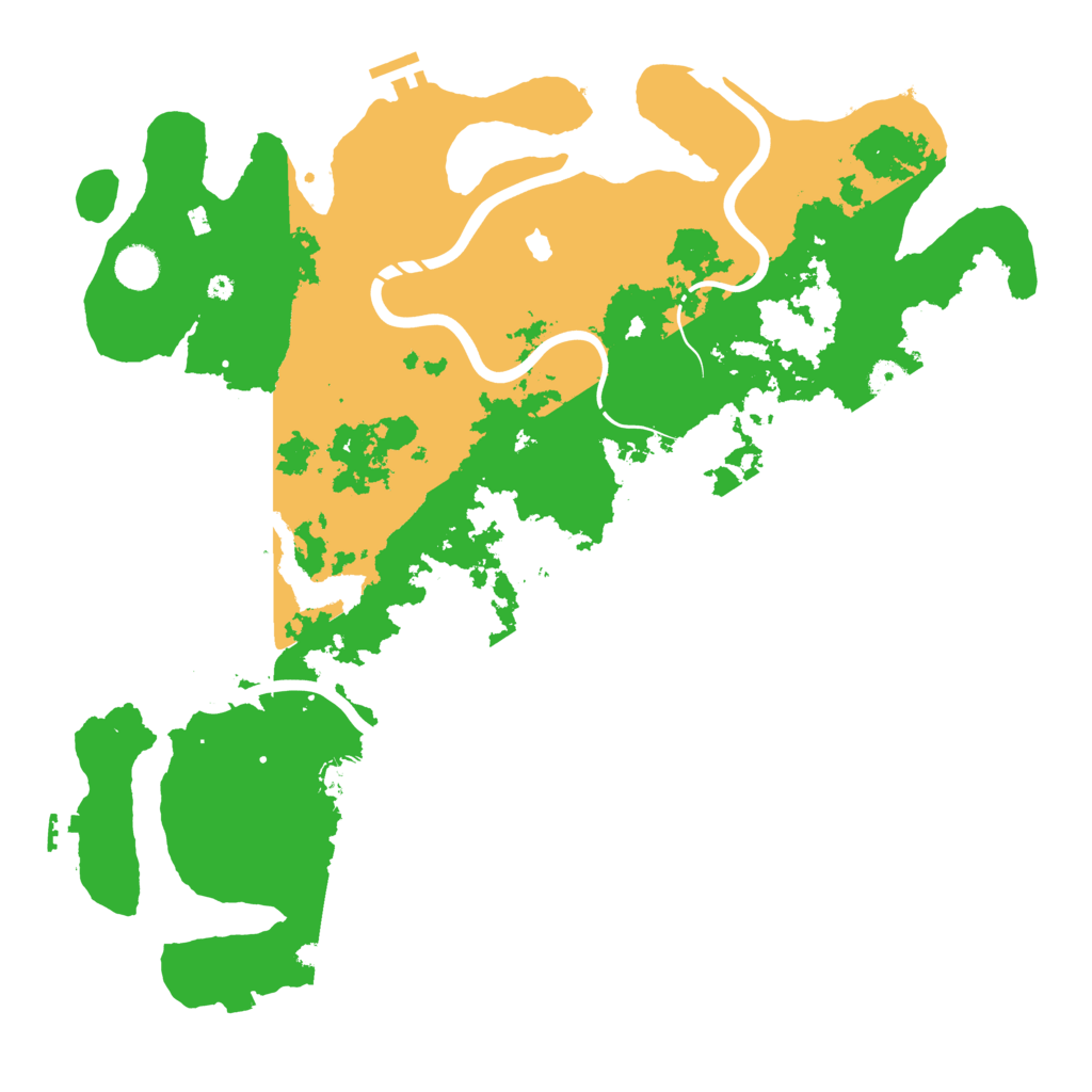 Biome Rust Map: Procedural Map, Size: 4350, Seed: 1267637476