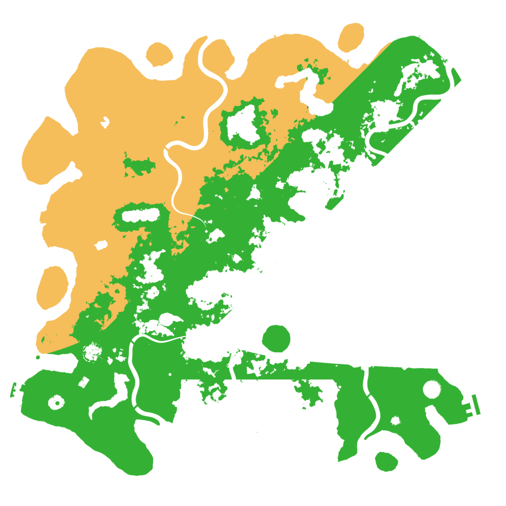 Biome Rust Map: Procedural Map, Size: 5000, Seed: 1468919063