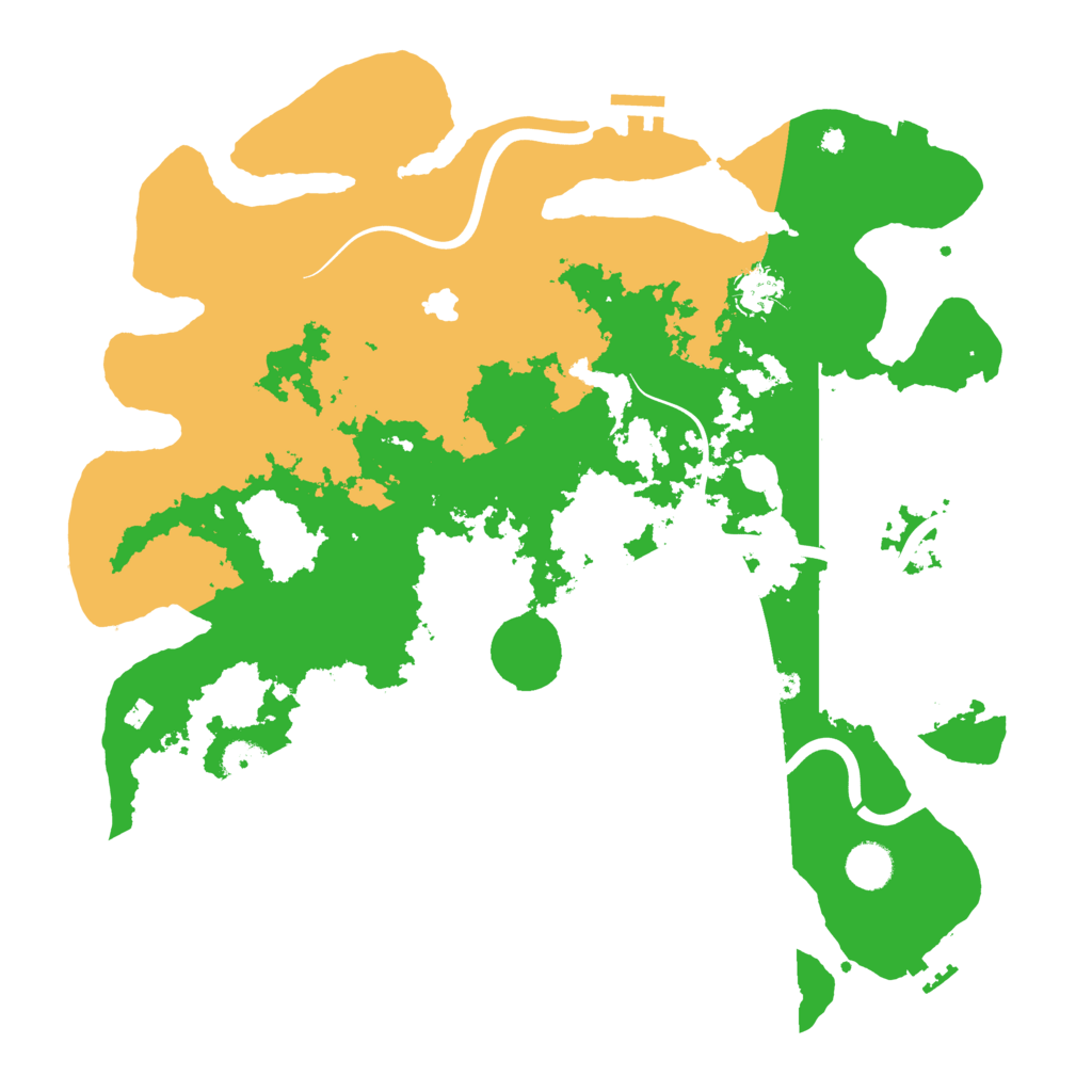 Biome Rust Map: Procedural Map, Size: 4096, Seed: 619194386