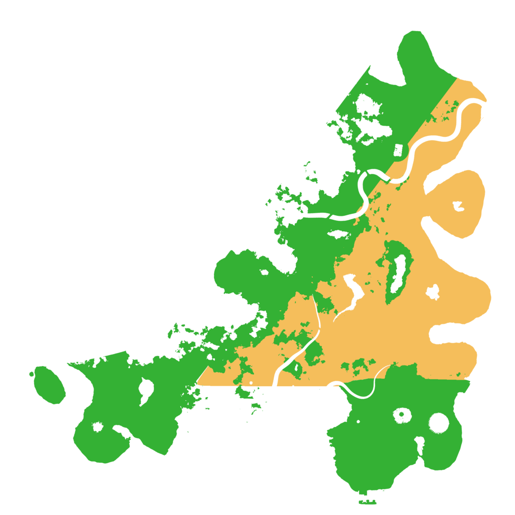 Biome Rust Map: Procedural Map, Size: 4500, Seed: 1007870661