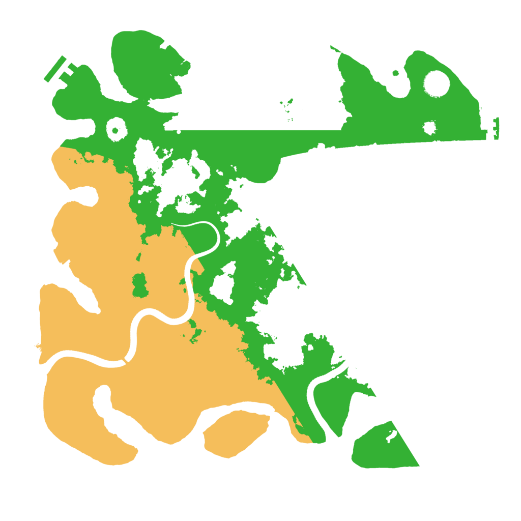 Biome Rust Map: Procedural Map, Size: 3500, Seed: 2065375333