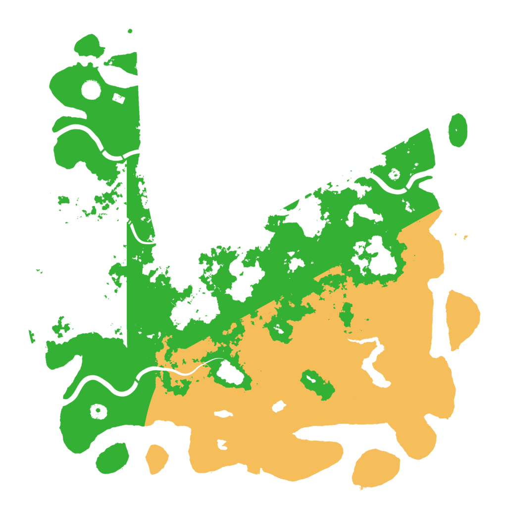 Biome Rust Map: Procedural Map, Size: 4600, Seed: 793627015