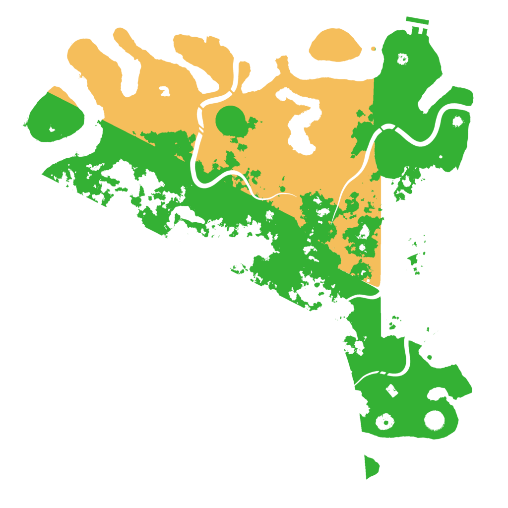 Biome Rust Map: Procedural Map, Size: 4500, Seed: 982353319