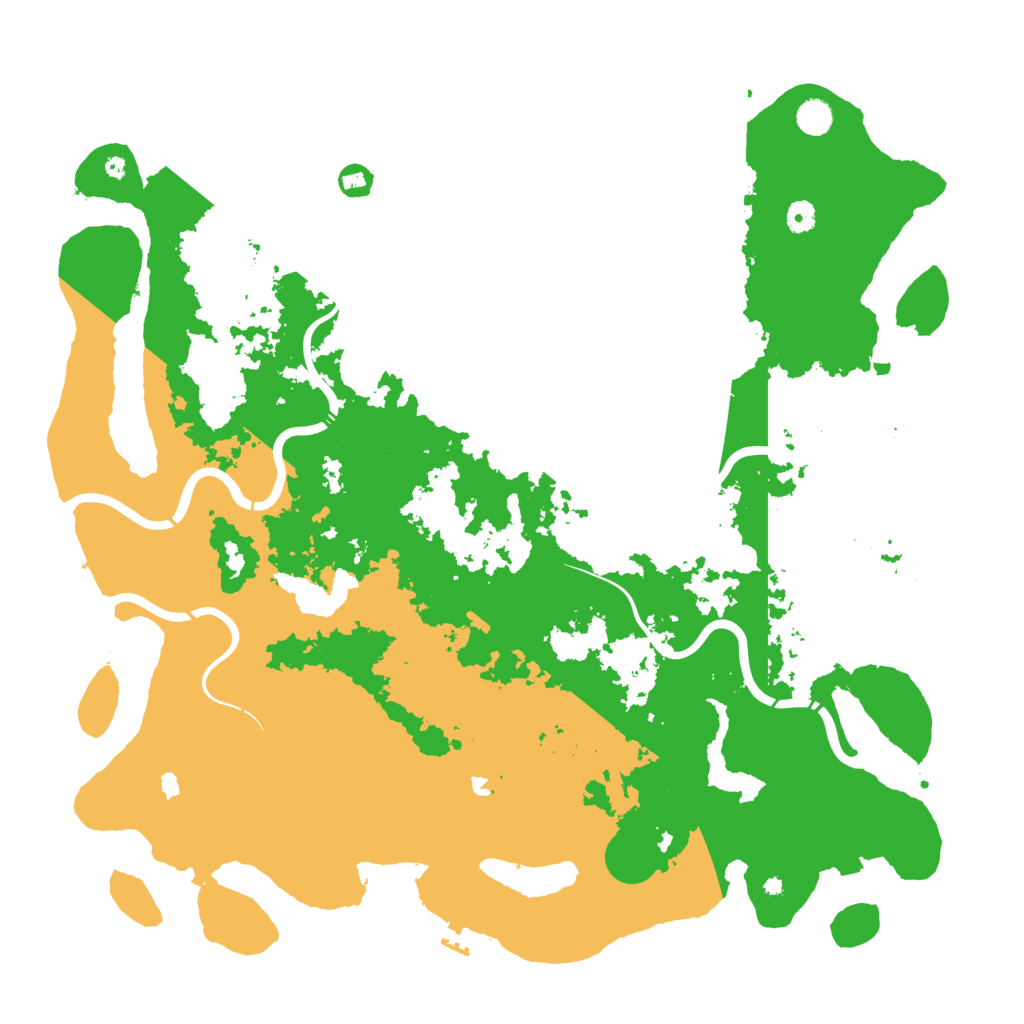 Biome Rust Map: Procedural Map, Size: 5000, Seed: 975718584