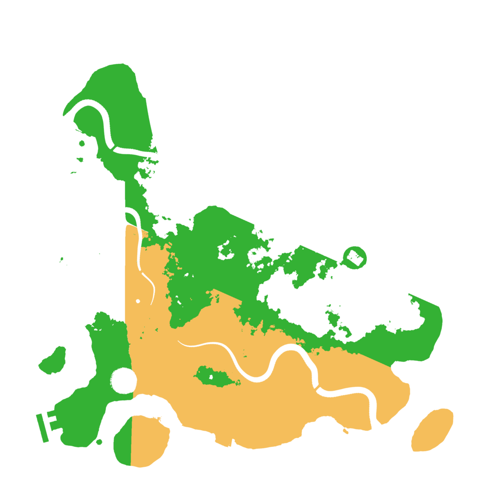 Biome Rust Map: Procedural Map, Size: 3500, Seed: 759934903