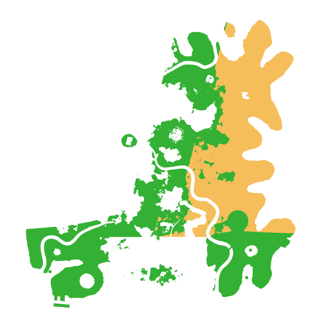 Biome Rust Map: Procedural Map, Size: 4000, Seed: 25042025