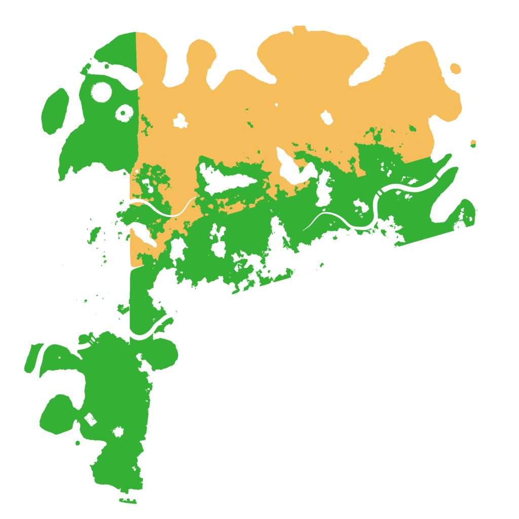 Biome Rust Map: Procedural Map, Size: 4500, Seed: 1011304590