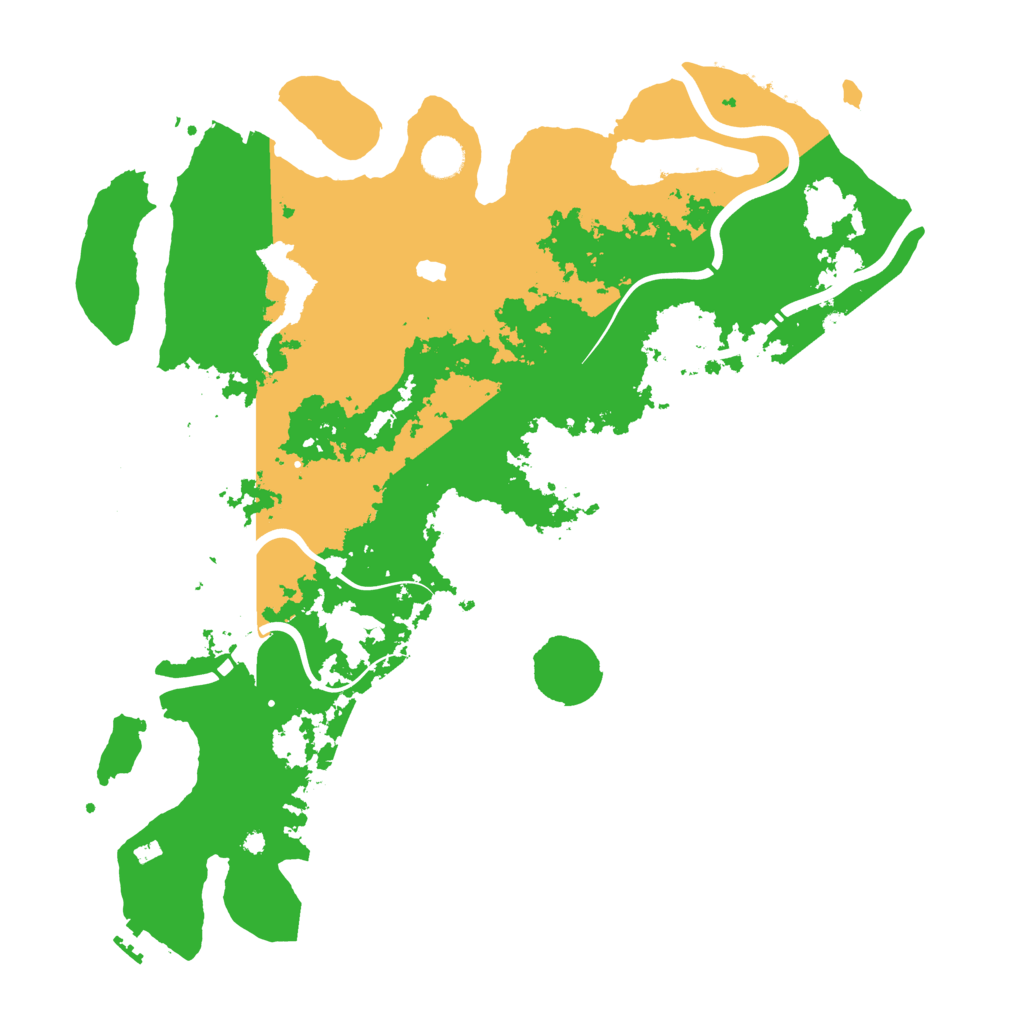 Biome Rust Map: Procedural Map, Size: 4250, Seed: 527848433