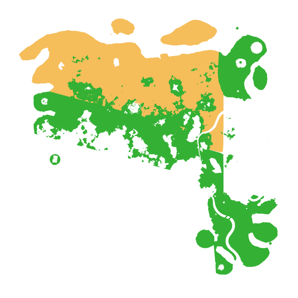Biome Rust Map: Procedural Map, Size: 4500, Seed: 12784646