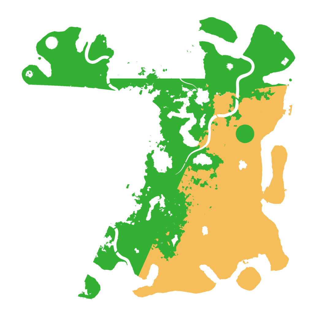 Biome Rust Map: Procedural Map, Size: 4500, Seed: 1906418822