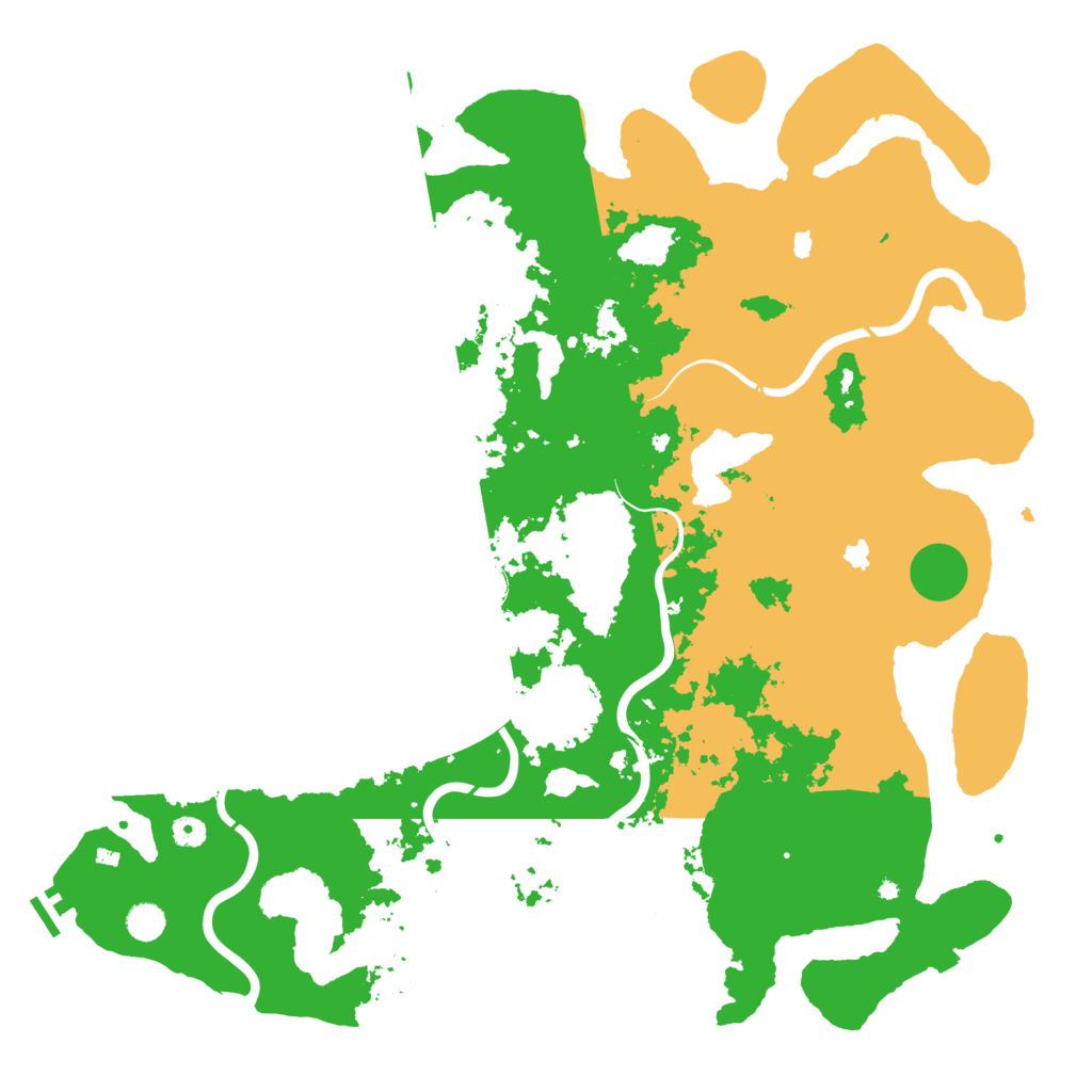 Biome Rust Map: Procedural Map, Size: 5000, Seed: 259918437