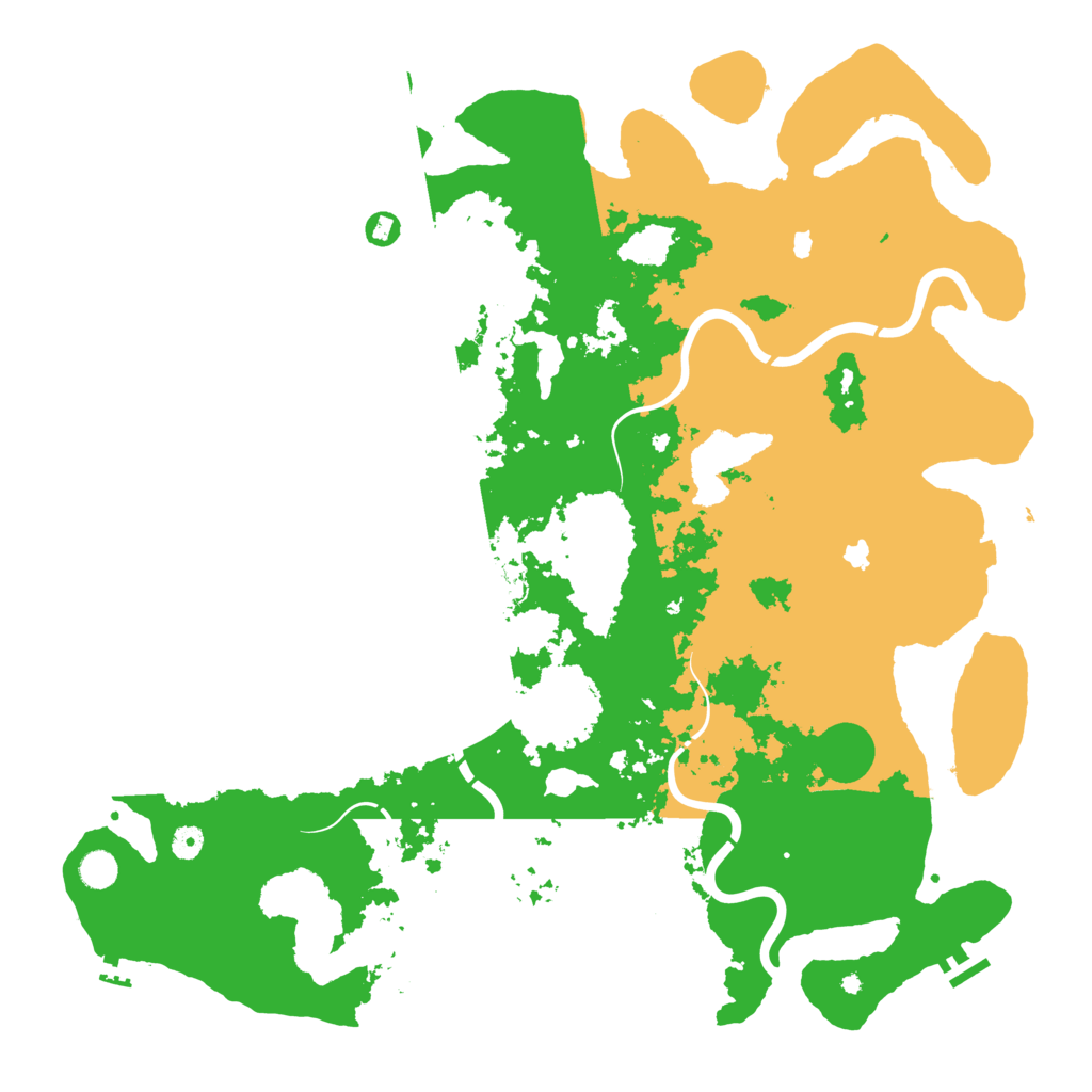 Biome Rust Map: Procedural Map, Size: 5000, Seed: 259918437