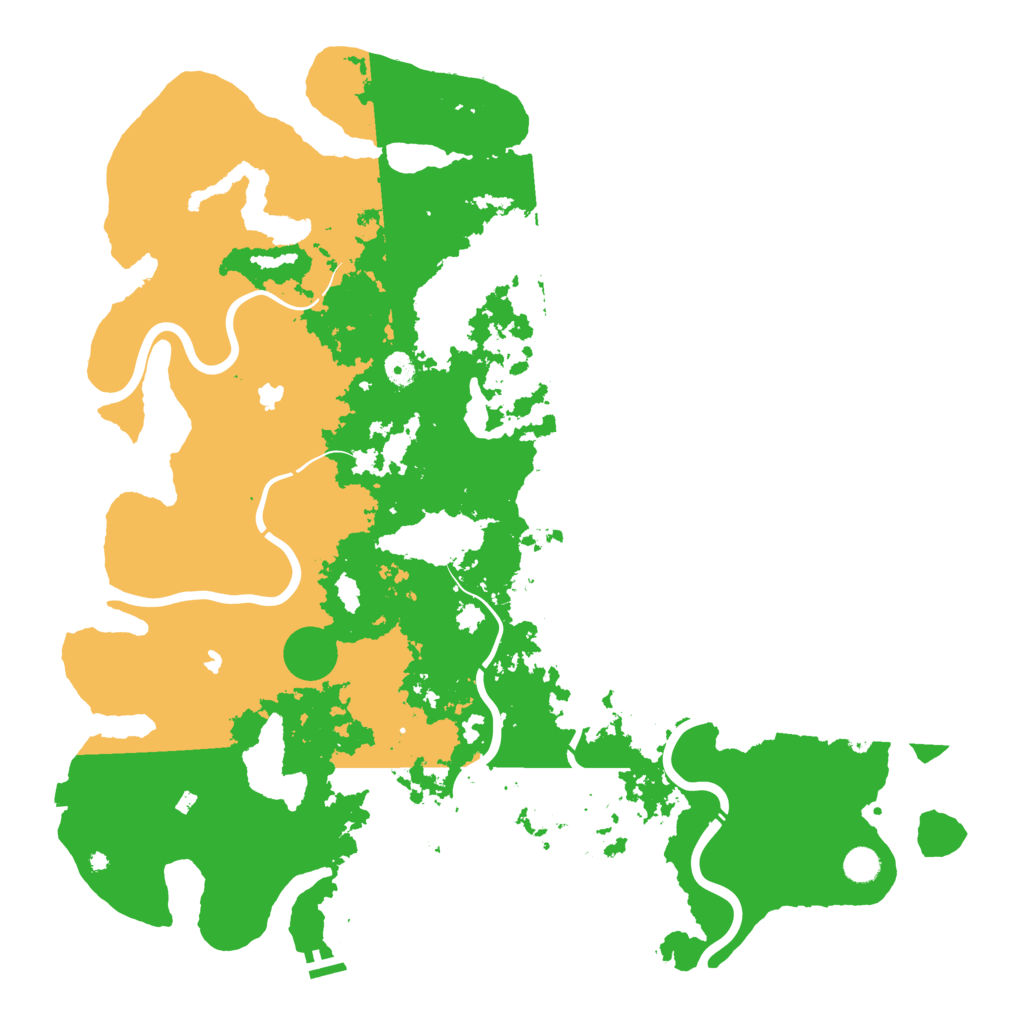 Biome Rust Map: Procedural Map, Size: 5000, Seed: 1939060207