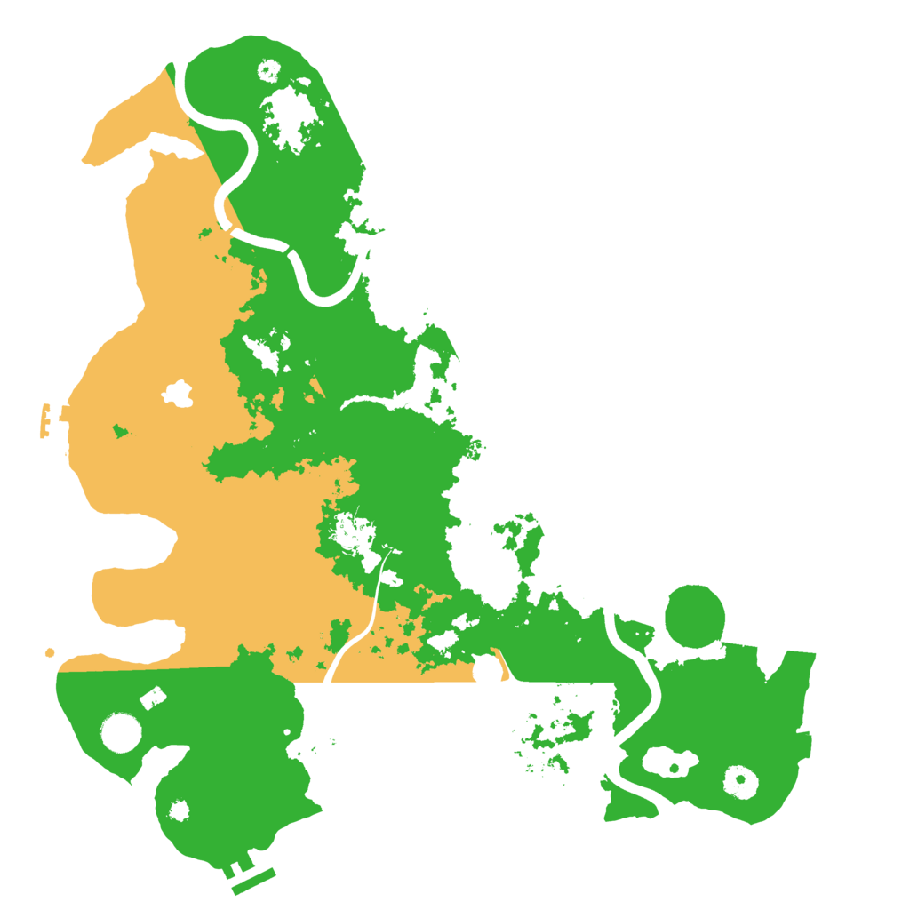 Biome Rust Map: Procedural Map, Size: 4000, Seed: 1028