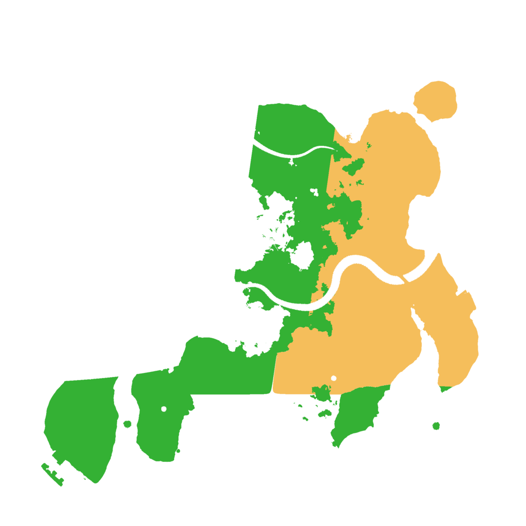Biome Rust Map: Procedural Map, Size: 2800, Seed: 1817683471