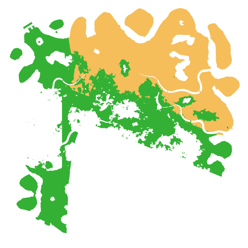 Biome Rust Map: Procedural Map, Size: 5000, Seed: 1357138917