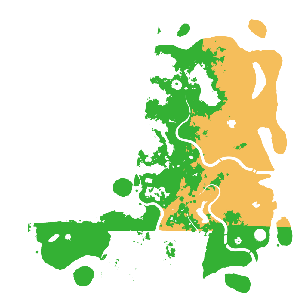 Biome Rust Map: Procedural Map, Size: 4500, Seed: 1466874514