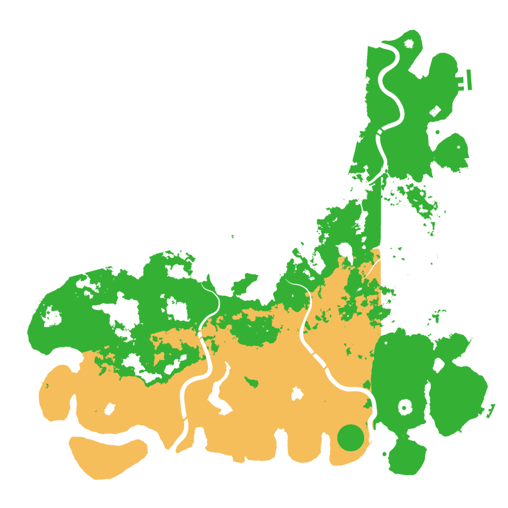Biome Rust Map: Procedural Map, Size: 5000, Seed: 1945821663