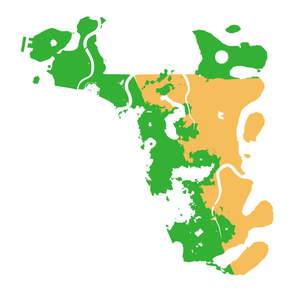 Biome Rust Map: Procedural Map, Size: 4000, Seed: 628701651