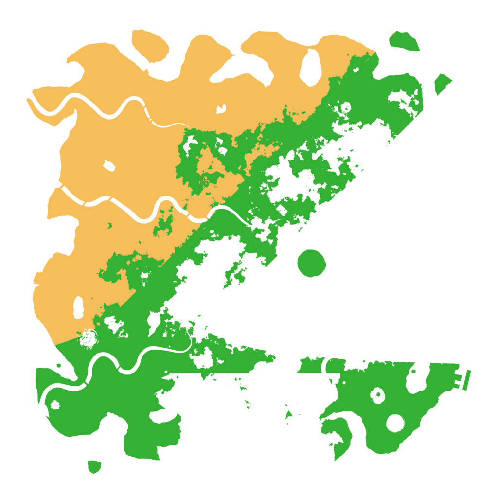 Biome Rust Map: Procedural Map, Size: 4900, Seed: 795547397