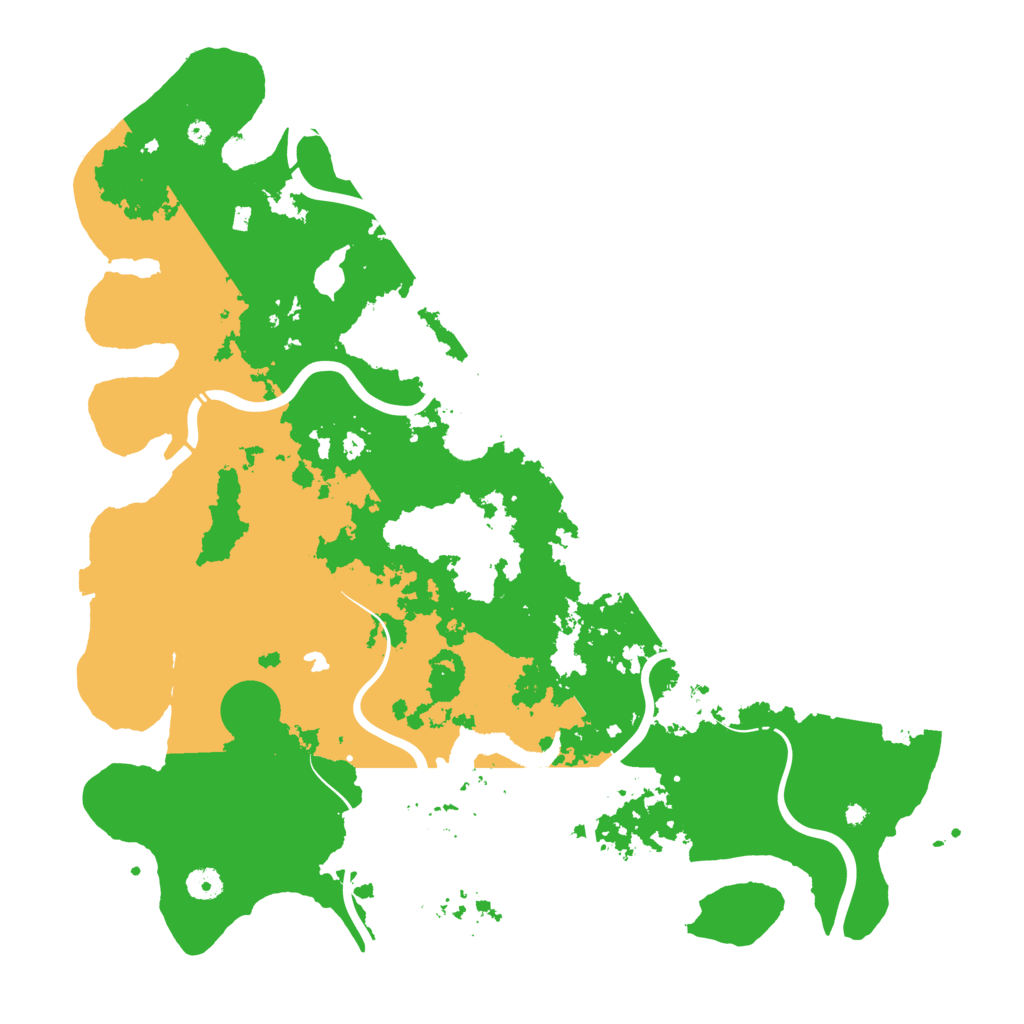 Biome Rust Map: Procedural Map, Size: 4500, Seed: 7863