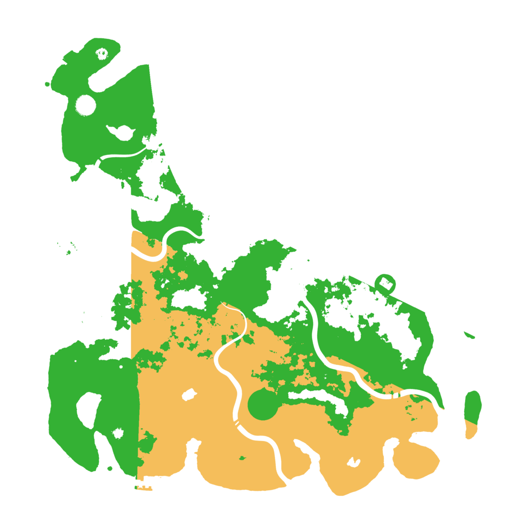 Biome Rust Map: Procedural Map, Size: 4500, Seed: 781940215