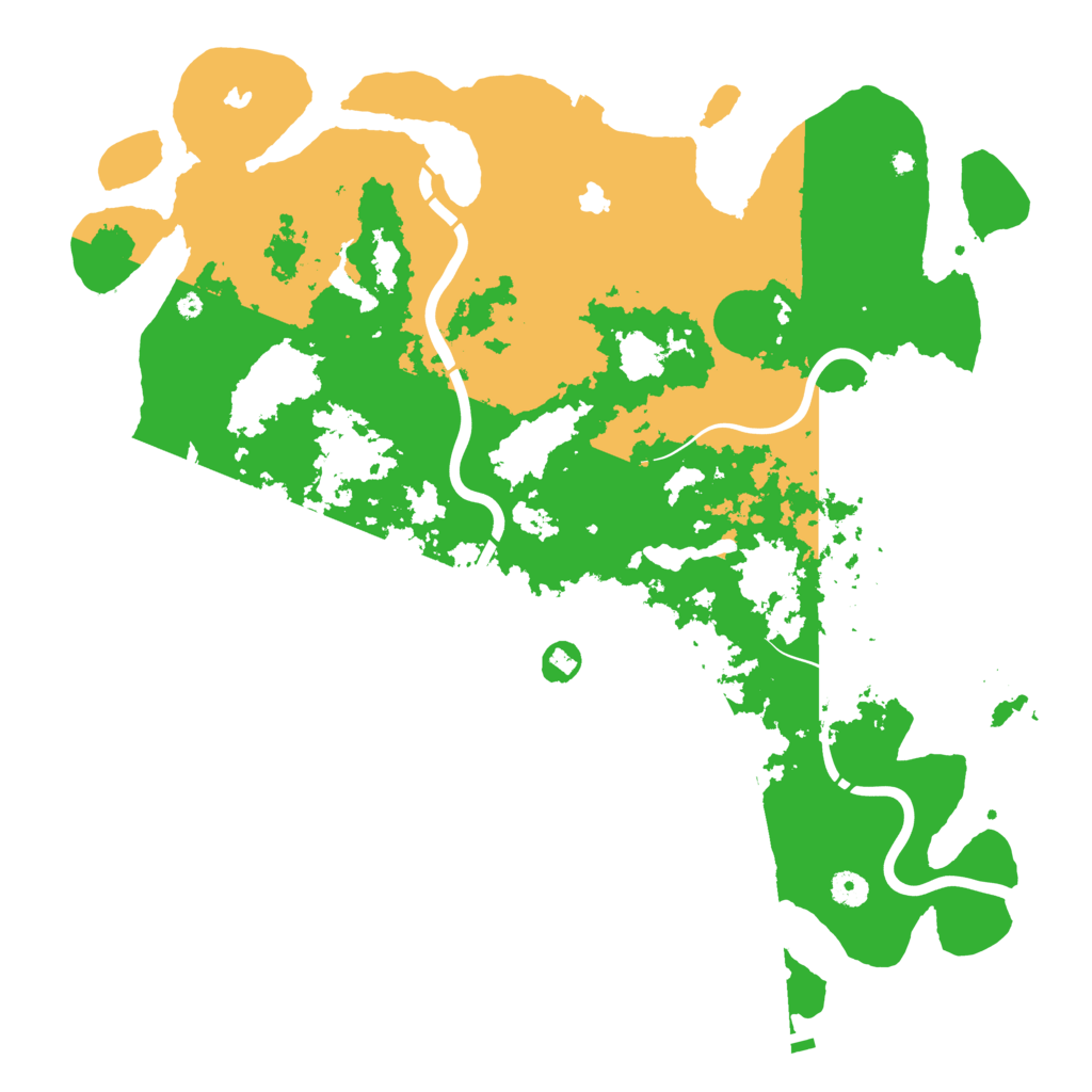 Biome Rust Map: Procedural Map, Size: 4500, Seed: 501169058