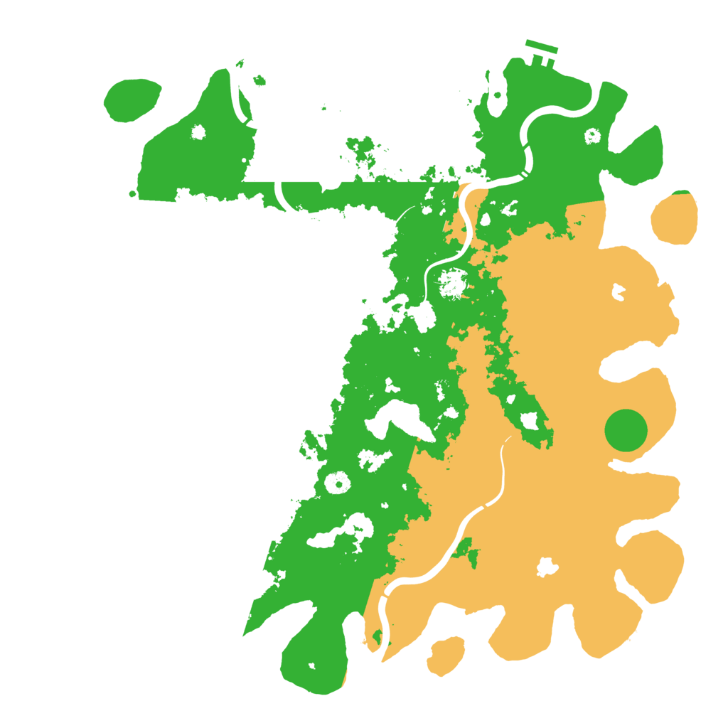 Biome Rust Map: Procedural Map, Size: 4500, Seed: 852848998