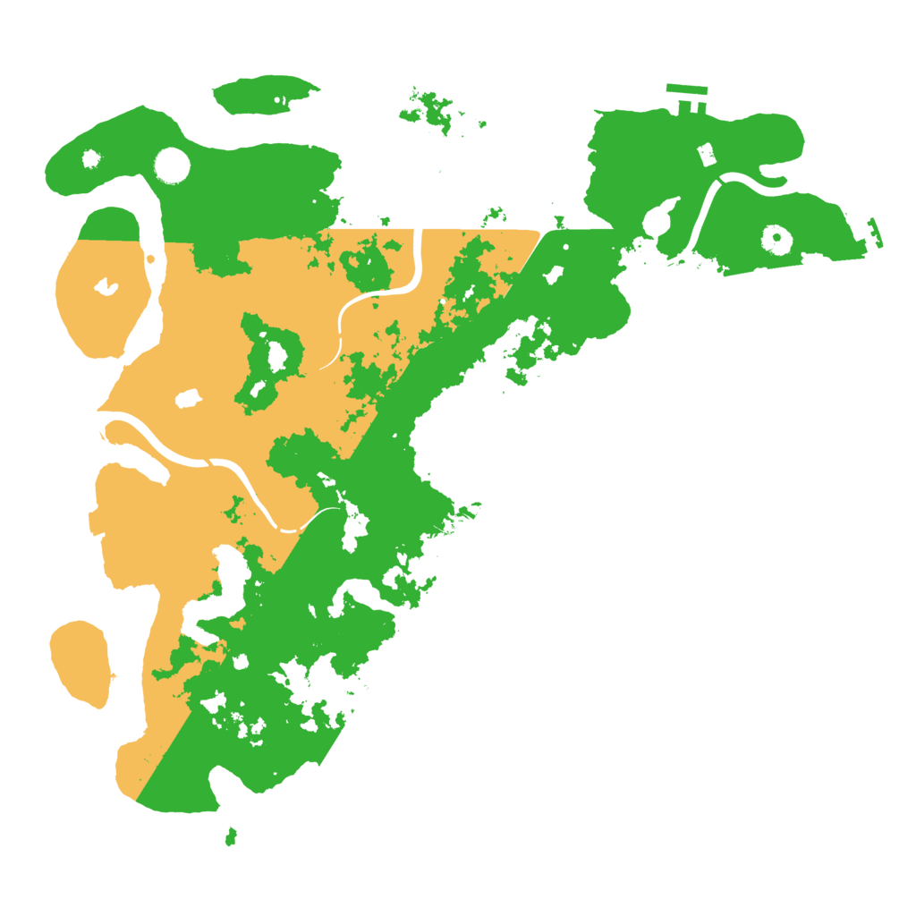 Biome Rust Map: Procedural Map, Size: 4500, Seed: 616876565