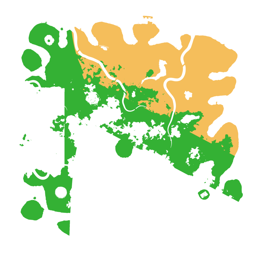 Biome Rust Map: Procedural Map, Size: 4000, Seed: 64911549