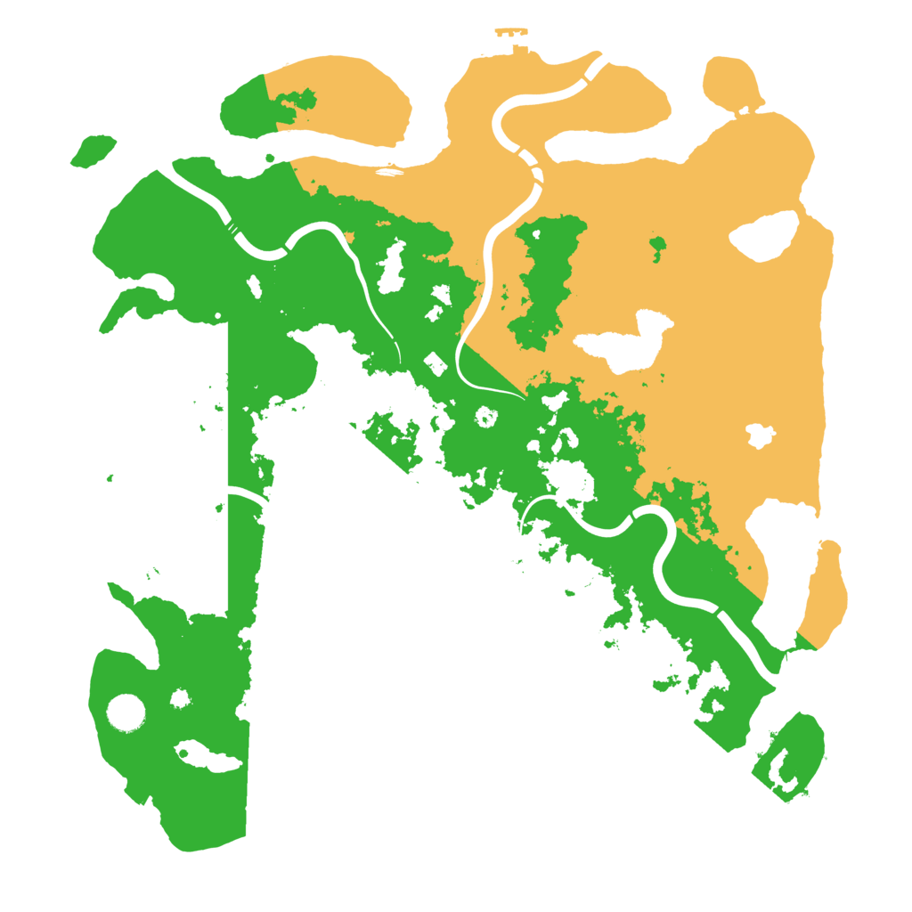 Biome Rust Map: Procedural Map, Size: 4250, Seed: 658291926