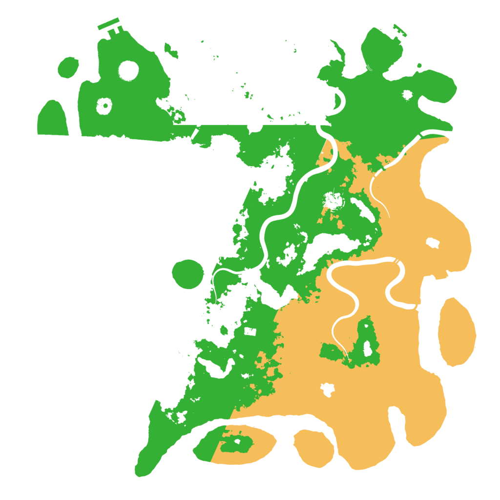 Biome Rust Map: Procedural Map, Size: 4500, Seed: 398162567
